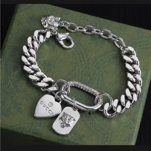 Gucci Silver Charm Bracelet - Picture 1 of 1